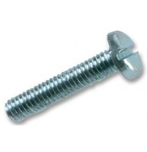M3x10MM PAN HEAD SCREW BZP SLOTTED